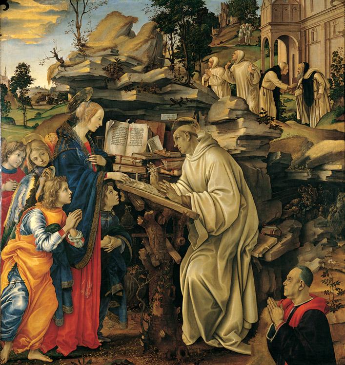 Filippino Lippi The Vision of St Bernard (mk080 china oil painting image